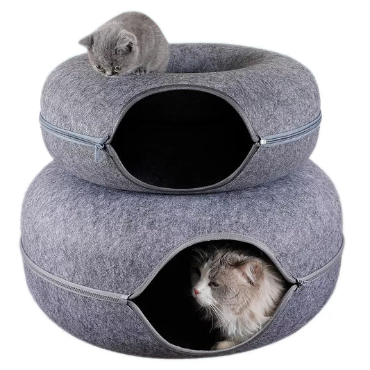 Purrfect Playplace™ Tunnel Cat Bed🐾