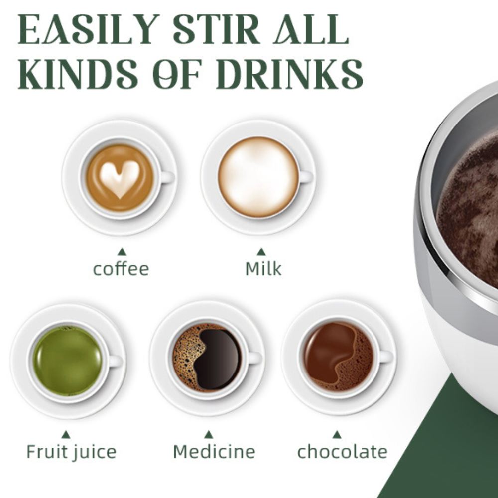 Magic WhirlyMug™ Effortless Mix & Sip